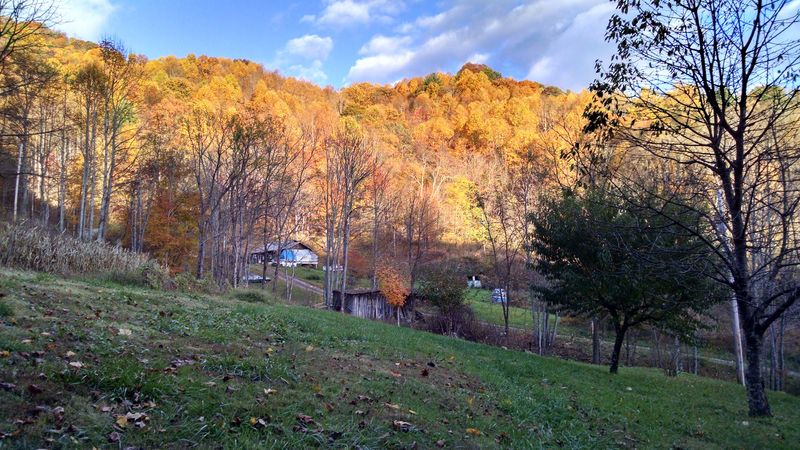 Catch The Surrounding Mountains Showing Off Their Fall Colors