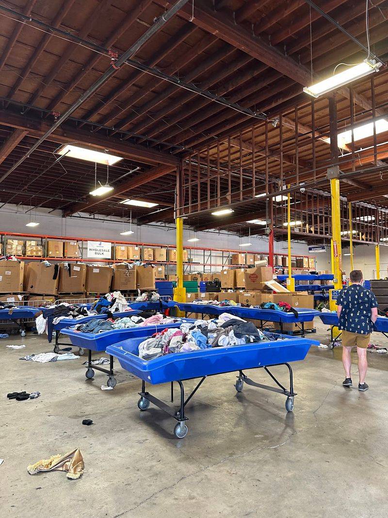 These 11 Enormous Bay Area, California Thrift Stores Are Easy To Get Lost In For Hours - Decor Hint Priced By The Pound At The South San Francisco Goodwill Clearance Center