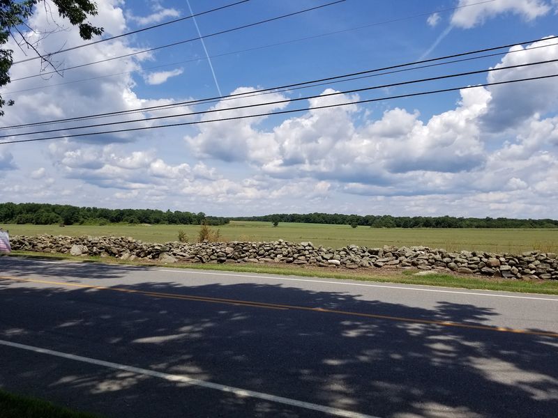 Remote Farmland Near The State Line Sets The Scene