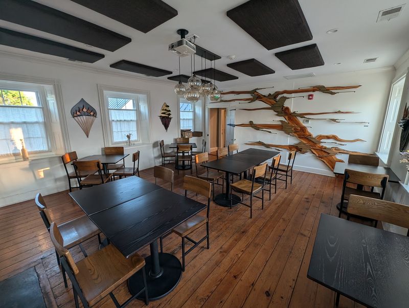 Dining Inside A Historic House