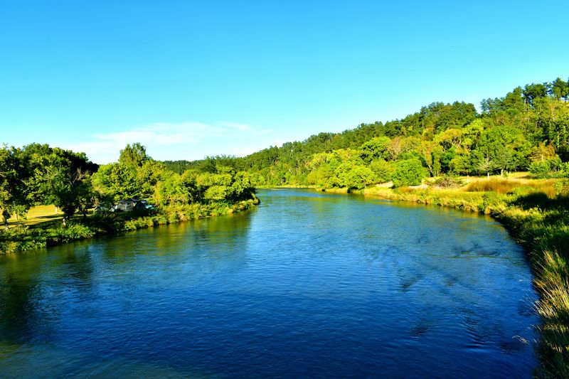 Camping and Fishing Along the River