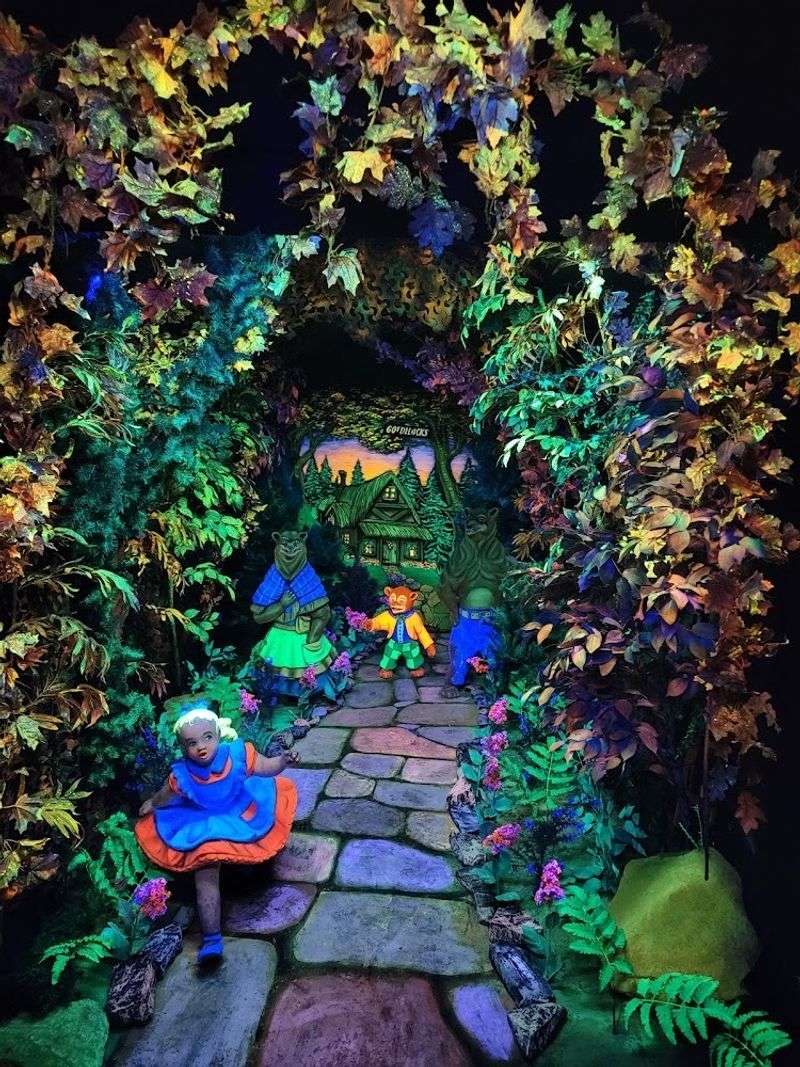 Glowing Storybooks Inside Fairyland Caverns
