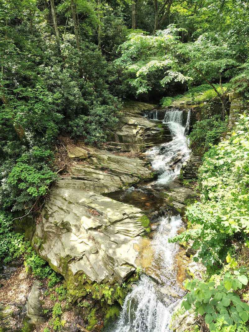 The Sound Of Rushing Water Stays Close Through Much Of The Hike