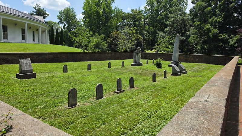 The Cemetery With A Toppled Monument