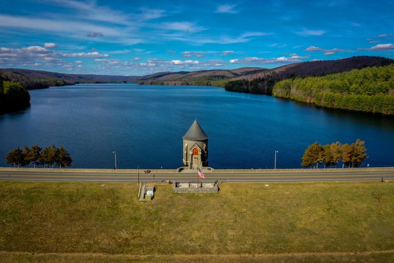 This Enormous Connecticut Reservoir Was Built Over An Entire Forgotten Village - Decor Hint Saville Dam Anchors The Southern End
