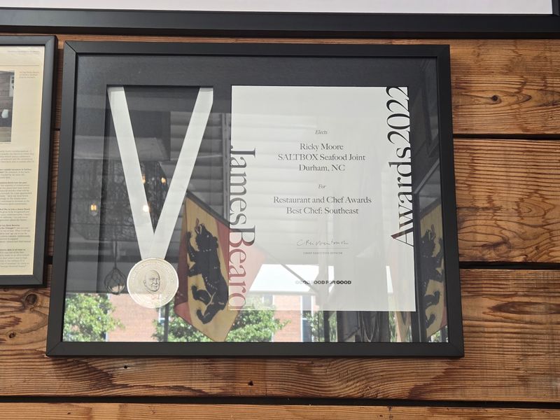 Then Chef Ricky Moore Won A James Beard Award For Best Chef Southeast