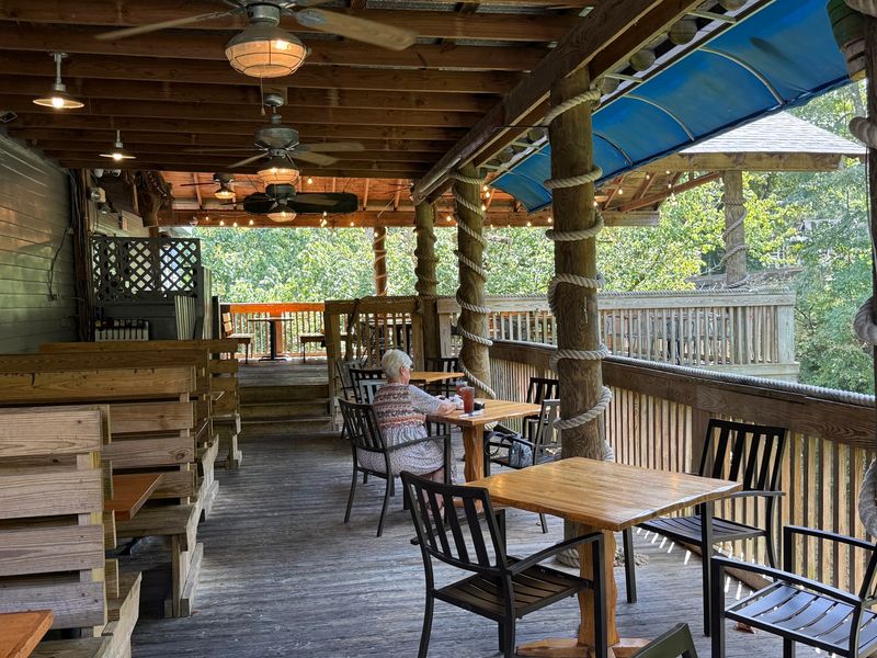 Dinner With The Kentucky River Doing All The Work