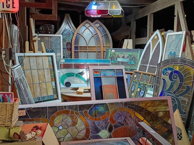 Stained Glass That Catches the Afternoon Light