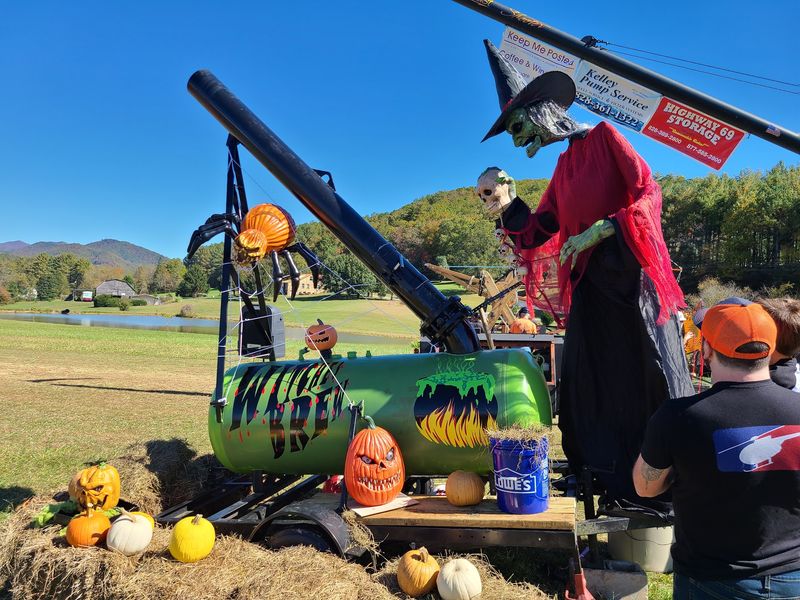 Catapults, Trebuchets And Air Cannons Turn Fall Into A Full-Blown Spectacle