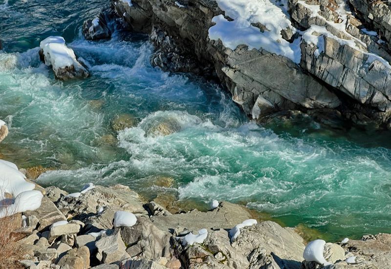 Summer Campground Versus Winter Gate