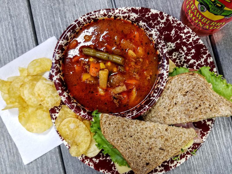 Soup, Salad, and a Scoop