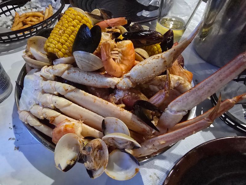 The Seafood Spread Gives You Plenty To Sample