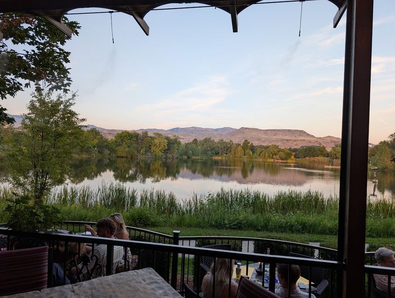 Patio Views Over The Pond