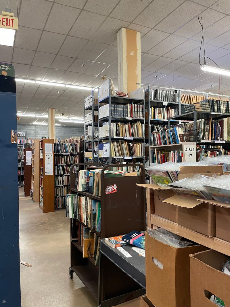 Get Lost In Maryland’s Massive Bookstore That Feels Like A Labyrinth - Decor Hint Maps, Prints, And Posters In The Back Corners
