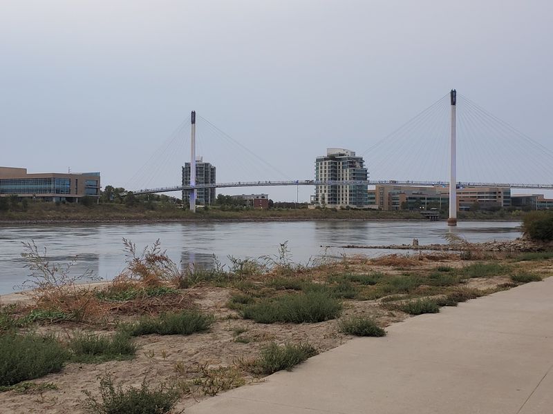 A Footbridge Linking Omaha to Iowa