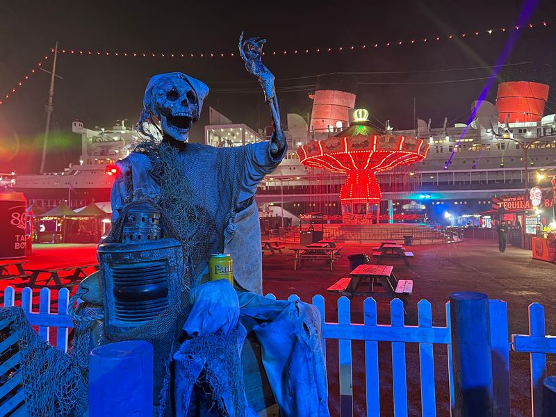 Dark Harbor Aboard The Queen Mary In Long Beach