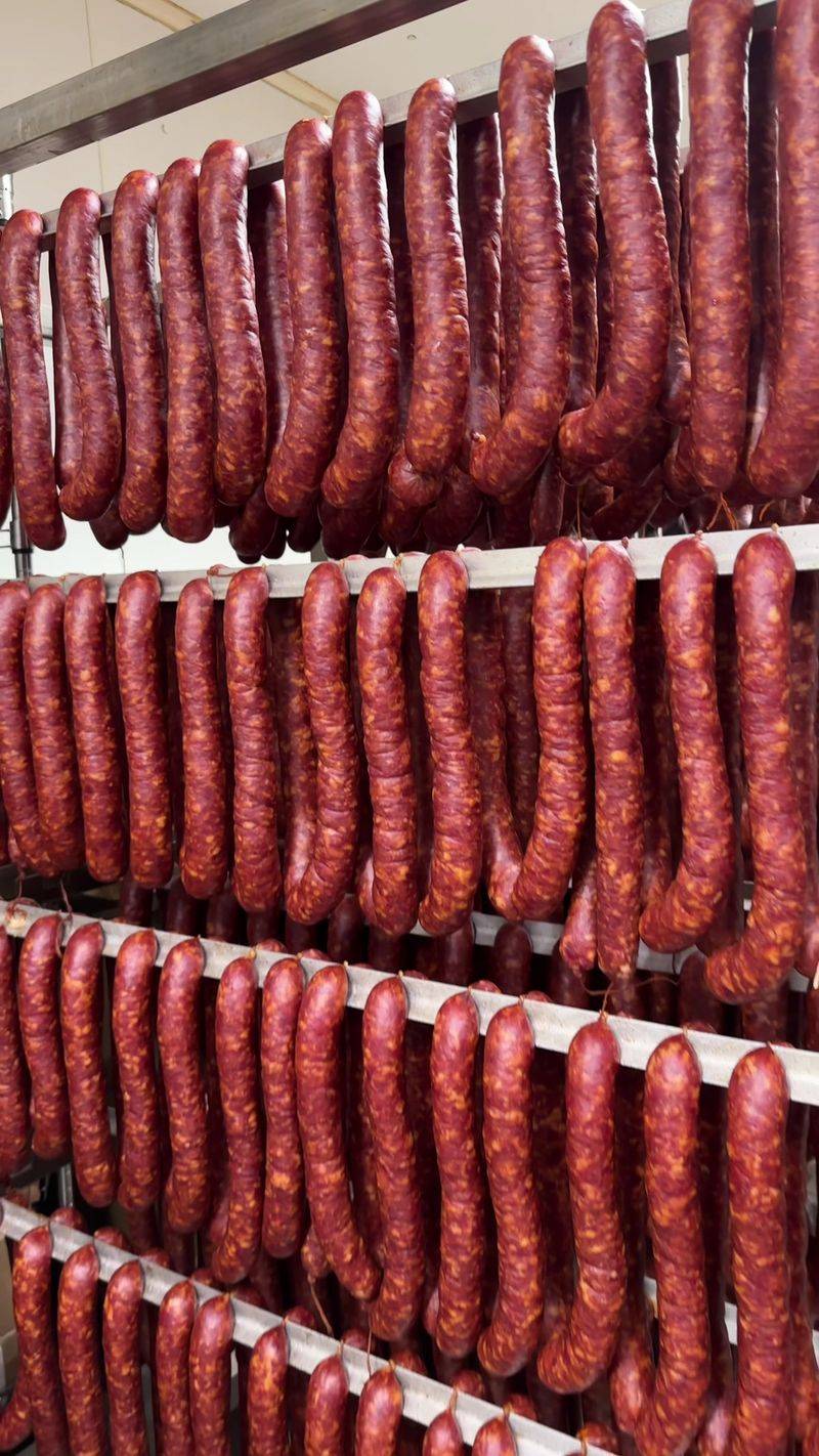 Sausages Hang At The Heart Of The Selection