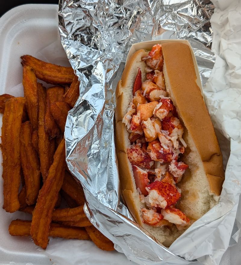 Lobster Rolls Arrive Generously Stuffed
