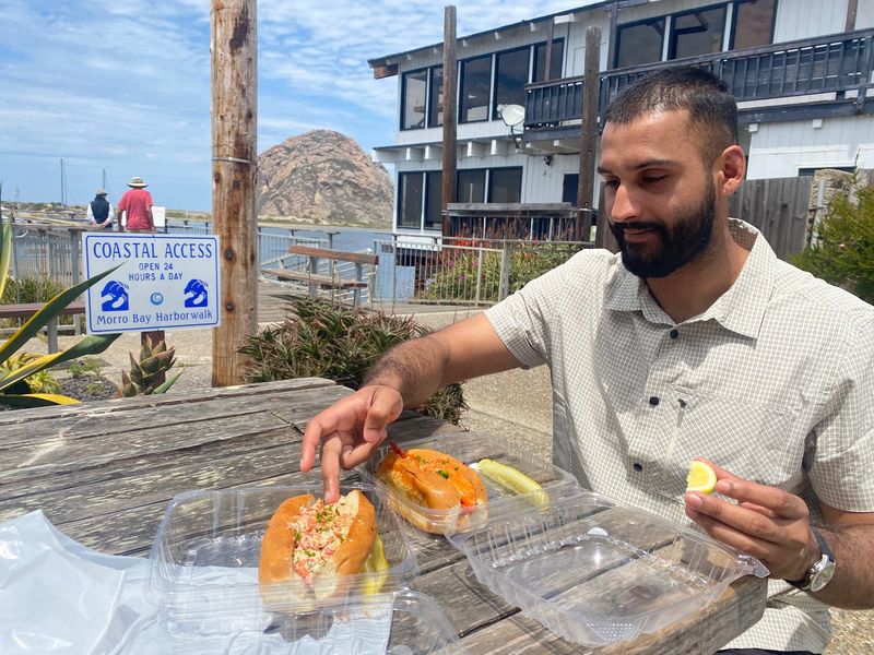 This Little California Seafood Spot Serves Warm Buttered Lobster Rolls Worth The Drive - Decor Hint The Casual Setup Fits A Lobster-Roll Lunch