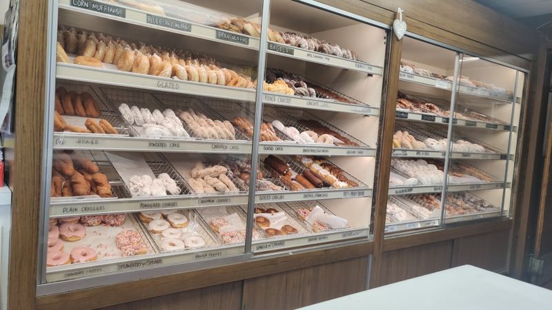 Classic Donuts Fill The Cases Each Morning