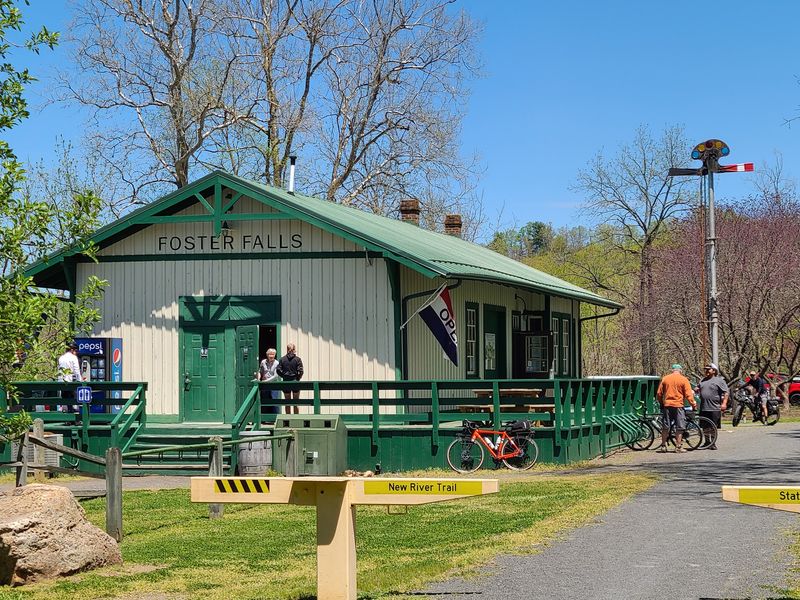New River Trail State Park - Millrace Campground, Max Meadows
