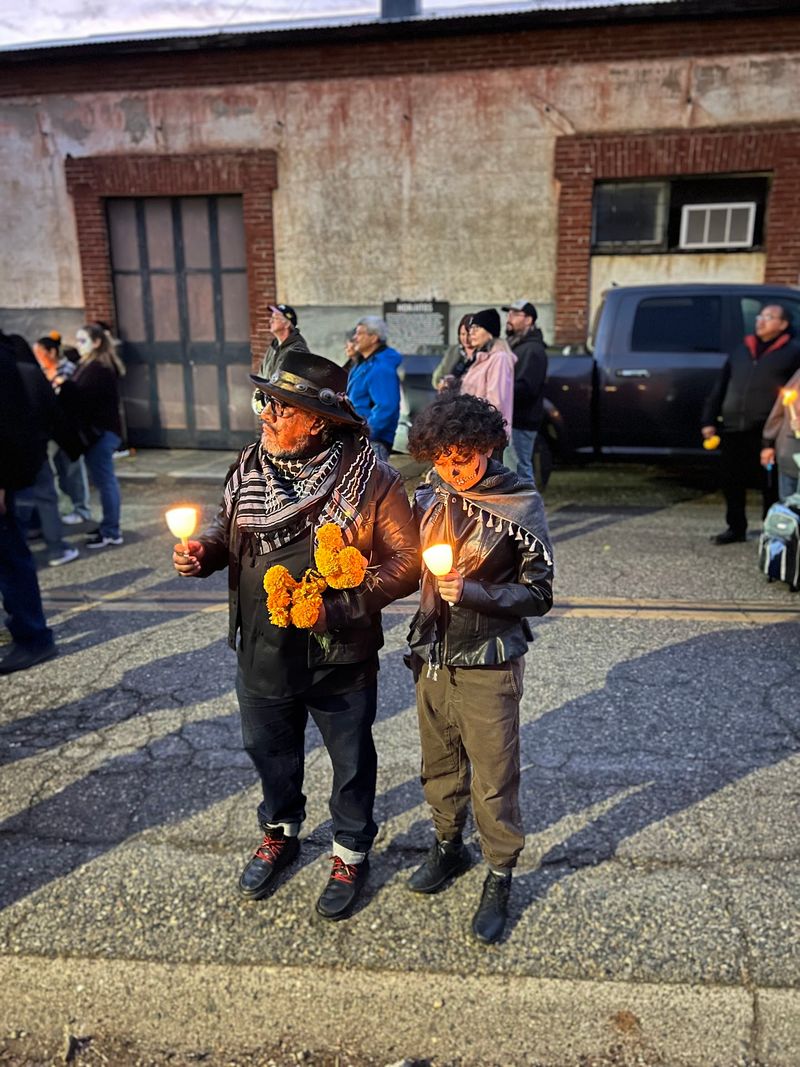 A Glowing Procession In Tiny Hornitos