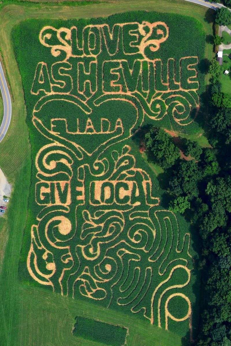 This Massive North Carolina Corn Maze Covers Six Acres And Has Been A Fall Tradition For 20 Years - Decor Hint Every Ticket Helps Support Local Children And Families