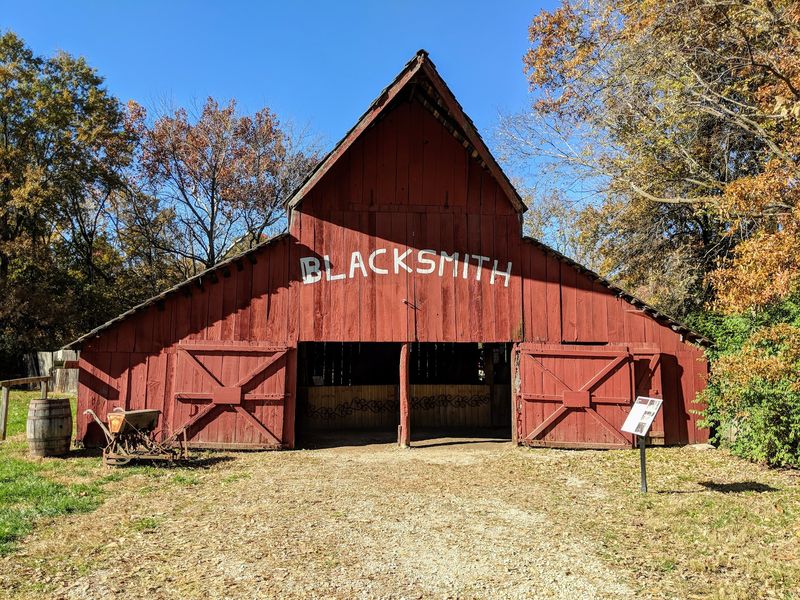 The Blacksmith Shop And Its Glowing Iron