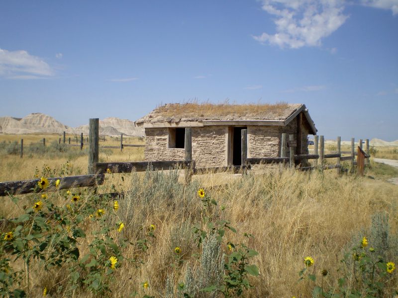The Reconstructed Sod House on the Prairie