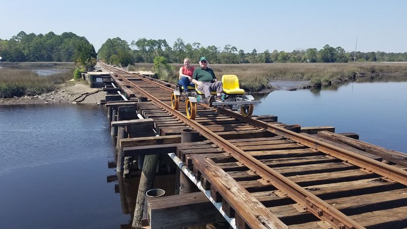 Crossing The Bridge Over The St. Marys River Marshes