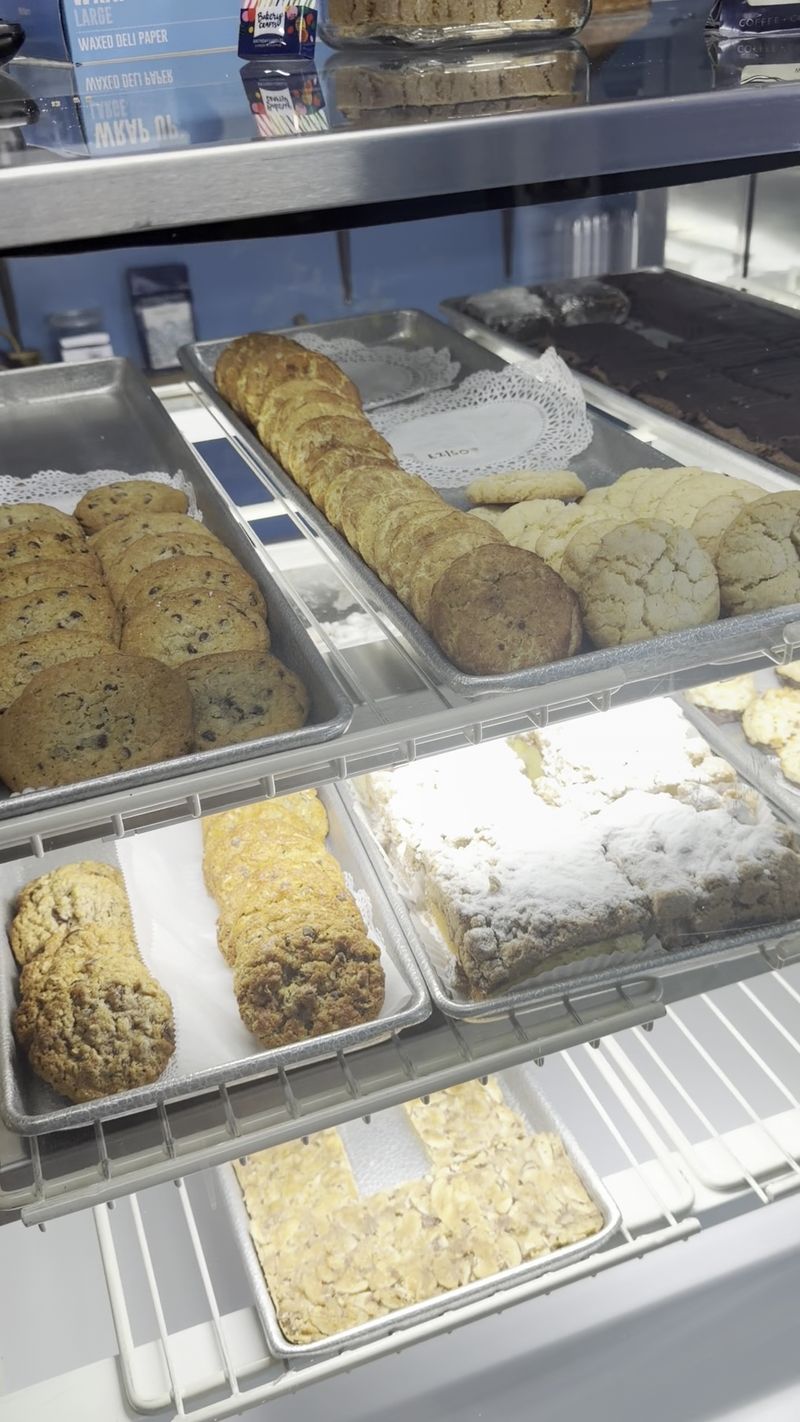 Pastry Case Full Of Temptation