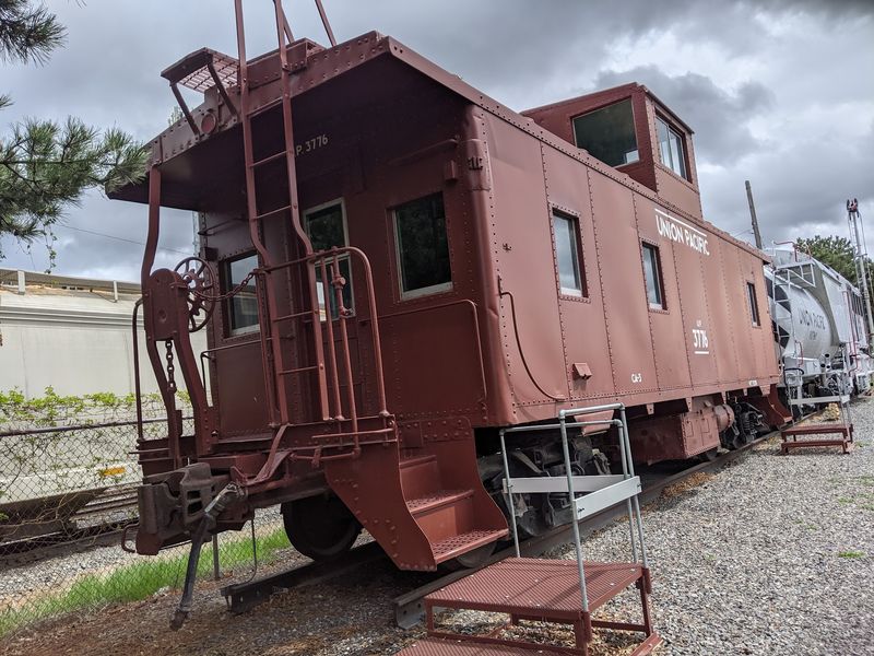 The 1942 Caboose Out Back