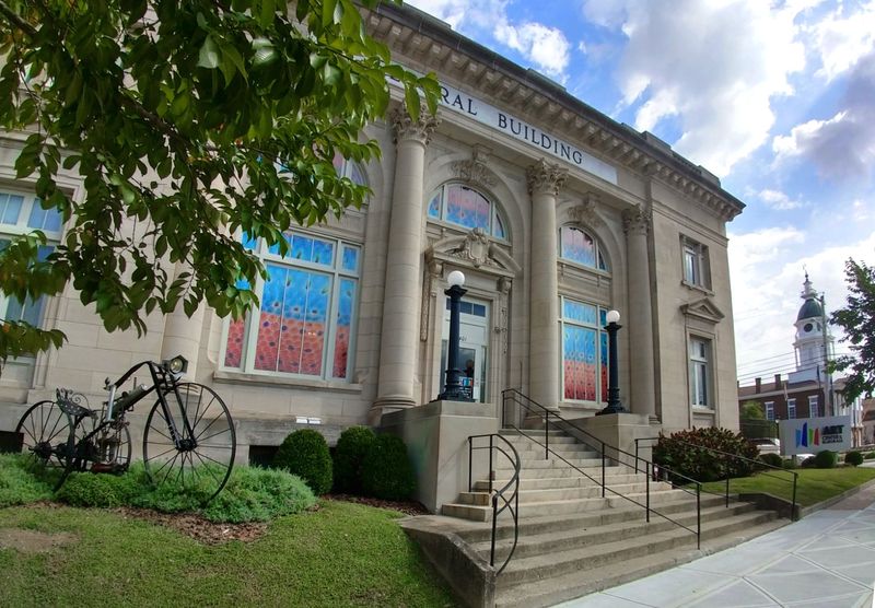 A Former Bank Building With A Glowing Secret