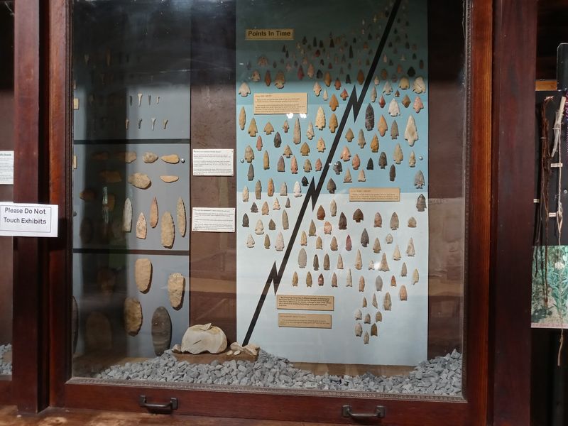 Pottery, Points, And A Painted Sun Circle