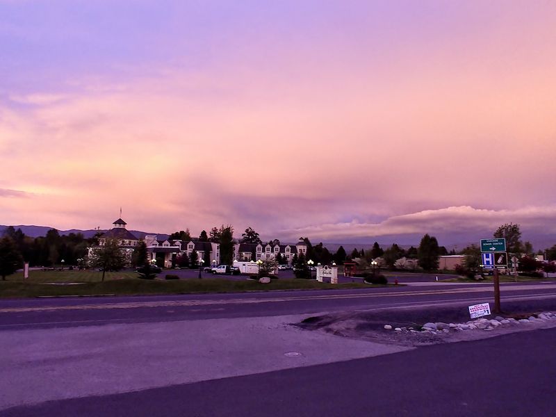 The First Hints Of Fall Start Showing Up Around The Surrounding Hills