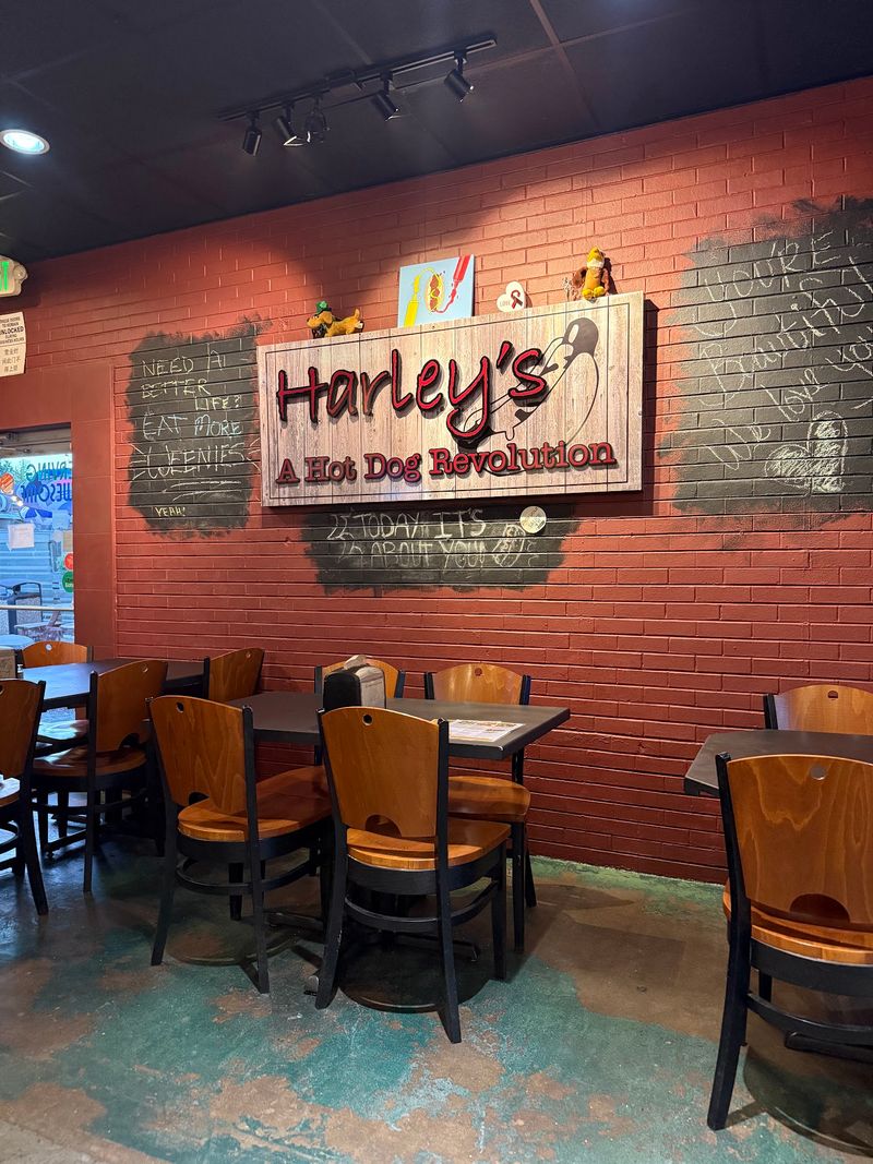 10 Old-School Hot Dog Counters Across Colorado That Still Do Things The Classic Way - Decor Hint Harley's A Hot Dog Revolution, Littleton