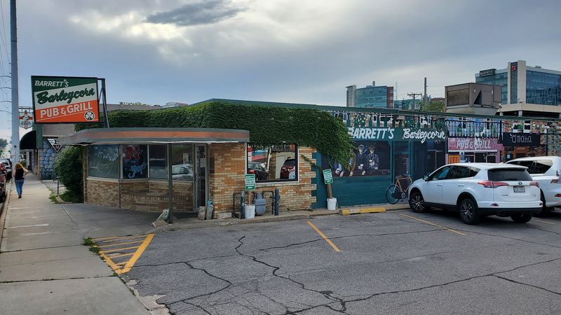A Leavenworth Street Pub With a Sand Court Out Back