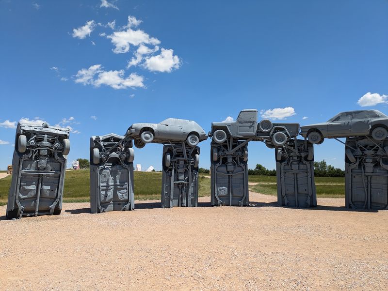 A Circle of Cars on the High Plains
