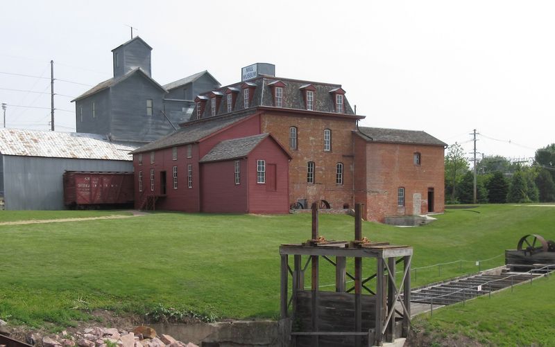 A Brick Mill on the Bank of the Elkhorn