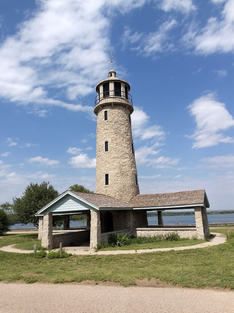 A Stone Tower on the Shore North of Scottsbluff