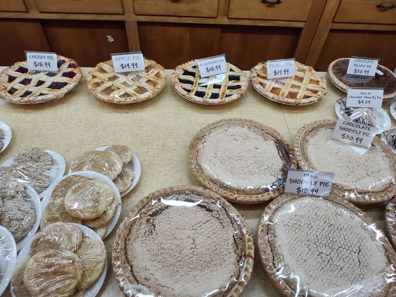 You'll Smell The Shoo-Fly Pie Before You Park At This Pennsylvania Roadside Bakery - Decor Hint The Pie Behind the Name