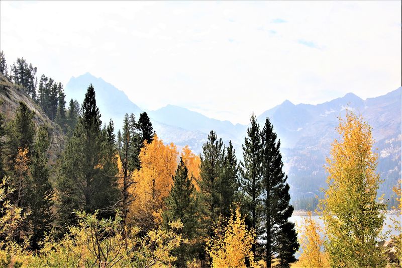 South Lake Adds Granite Peaks To The Background