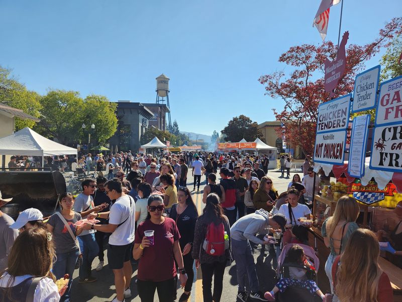 Campbell Oktoberfest: Artisan Booths Along A Downtown Avenue
