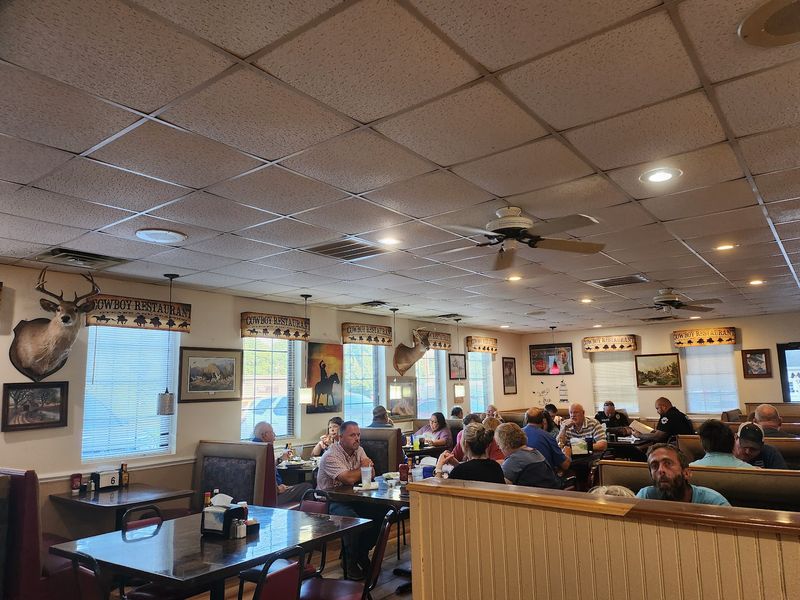 The Saloon-Inspired Interior Makes Dinner Feel Like A Western Throwback