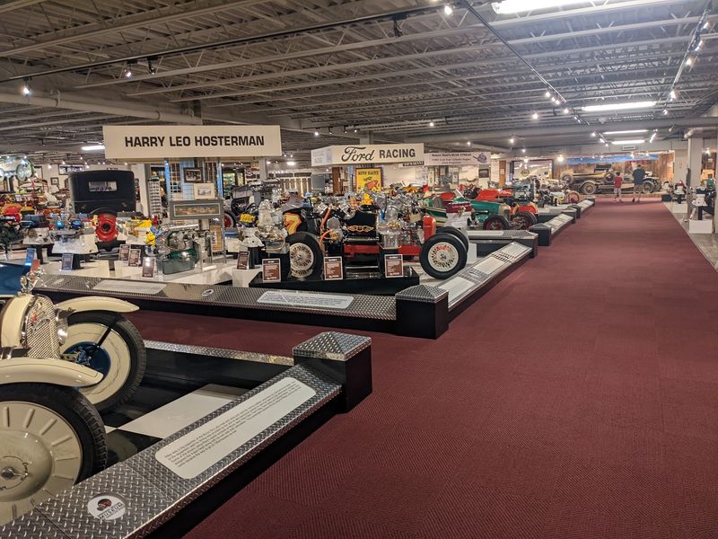 One Man’s Massive Collection Of Racing Engines Fills Three Floors Of This Nebraska Museum - Decor Hint A Warehouse Door With 800 Engines Behind It