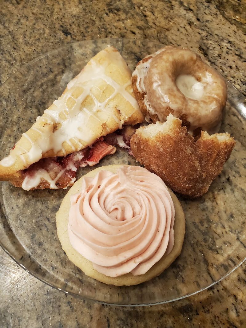 Desserts Rotate Through The Case