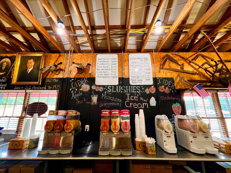 Georgia Has A Country Farm Market With Shelves Full Of Homemade Pies - Decor Hint Cider Slushies On A Warm Afternoon