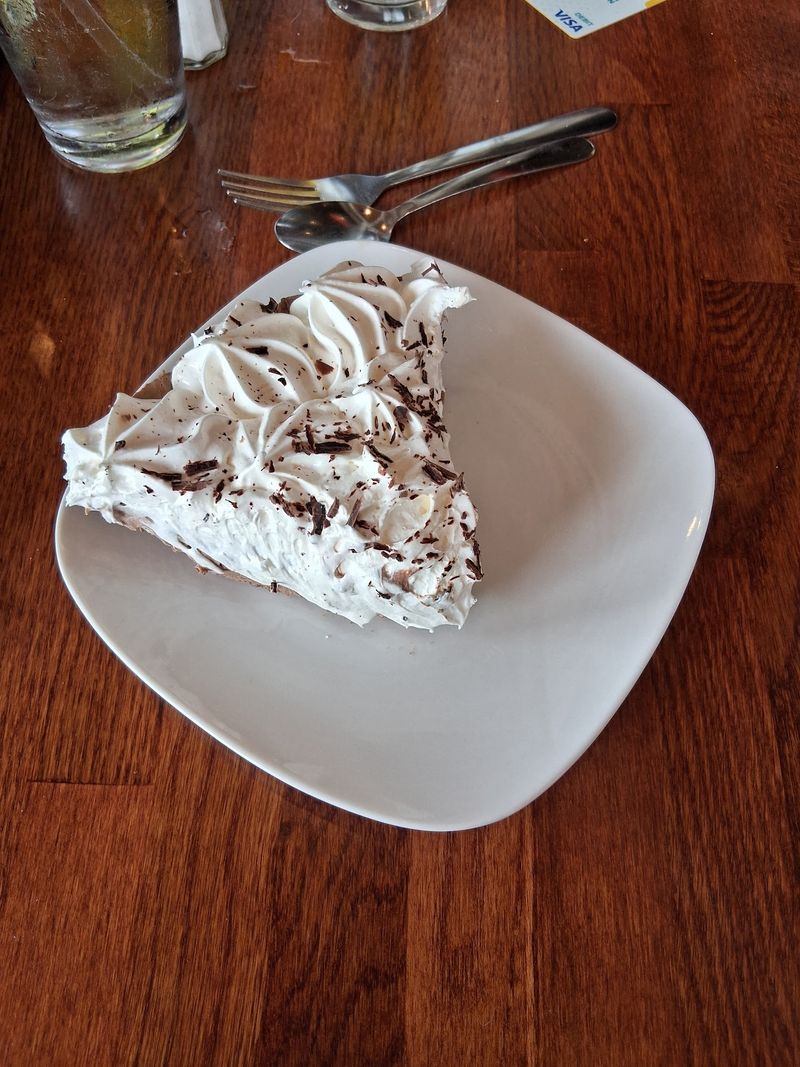Kentucky Pie, The Slice With Chocolate And Nuts