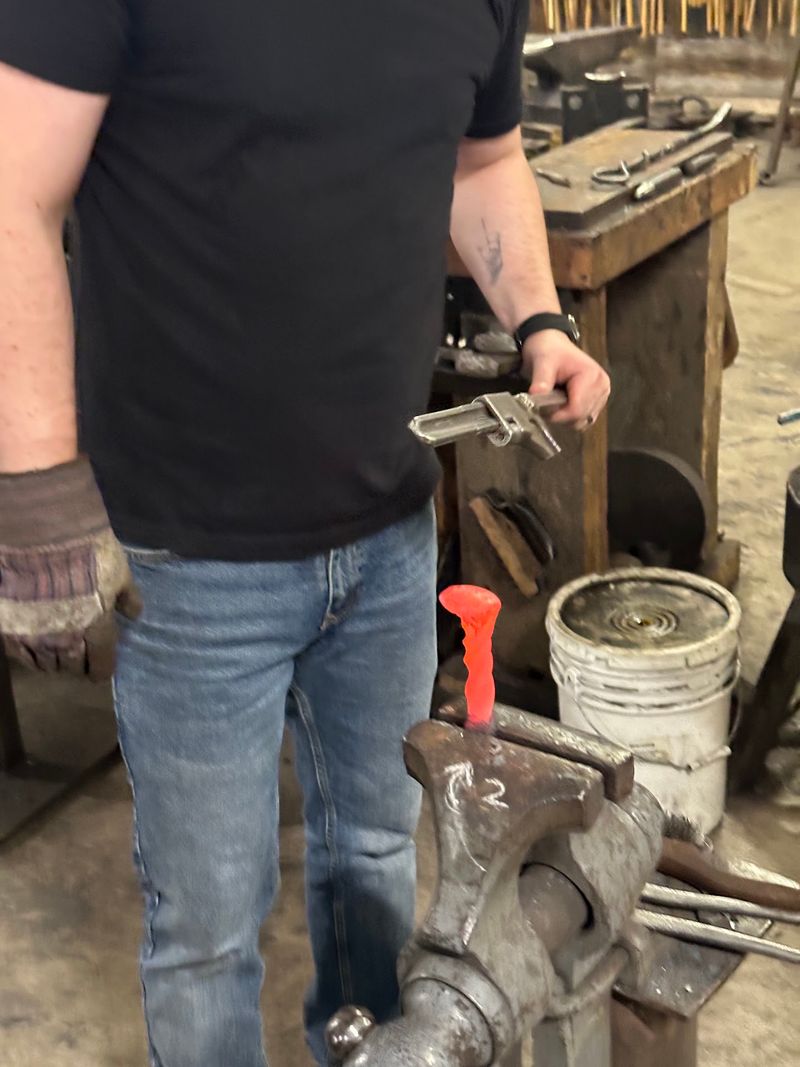 This Nebraska Blacksmith Shop Lets Total Beginners Hammer Out Their Own Knife From A Railroad Tie - Decor Hint Open Shop Time for Anyone Who Gets Hooked