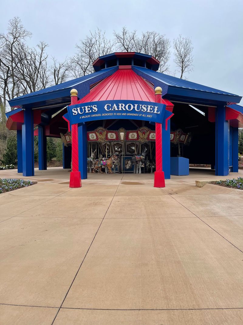 The Old-Fashioned Nebraska Carousel Where Kids Ride Tigers And Giraffes For $4 Every Summer - Decor Hint Old-Fashioned Craft in a Modern Zoo